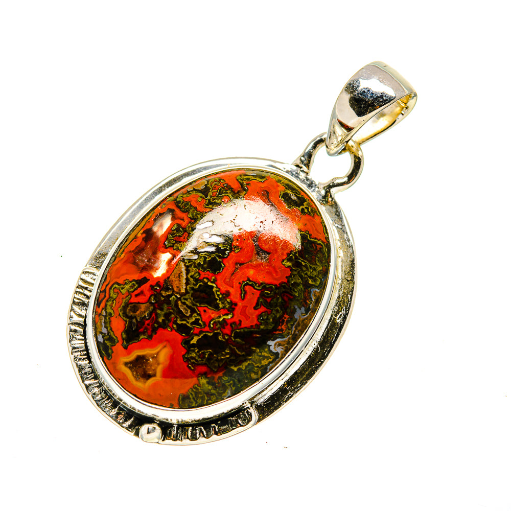 Moroccan Agate Pendants handcrafted by Anasilvercos - PD750990