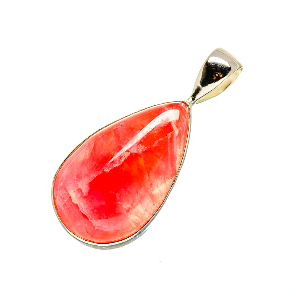 Pink Agate Pendants handcrafted by Anasilvercos - PD750995