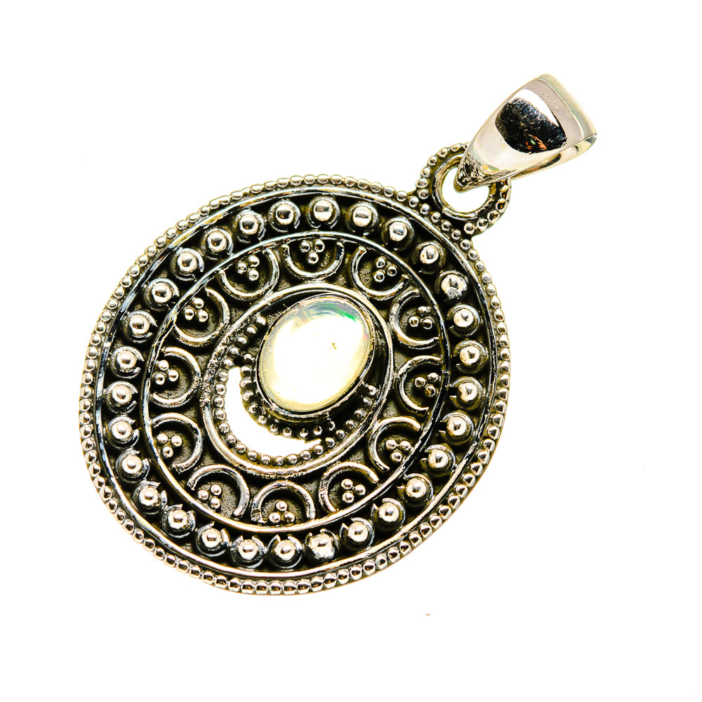 Ethiopian Opal Pendants handcrafted by Anasilvercos - PD751024