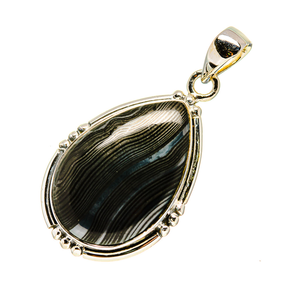 Psilomelane Pendants handcrafted by Anasilvercos - PD751094