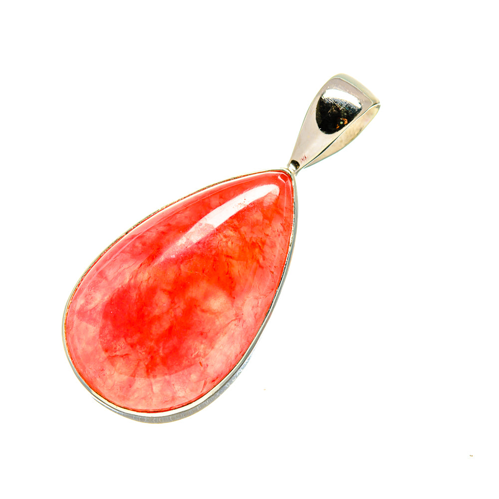 Pink Agate Pendants handcrafted by Anasilvercos - PD751095