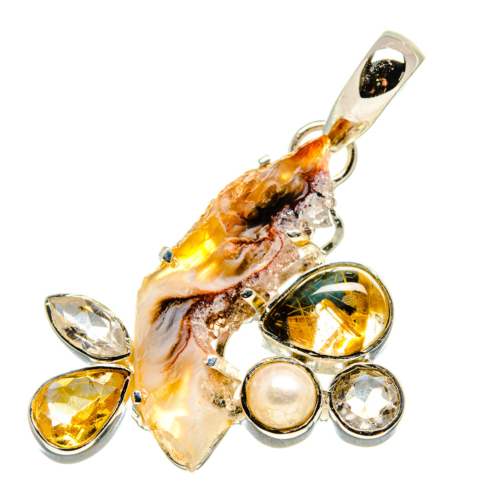 Occo Geode Pendants handcrafted by Anasilvercos - PD751135