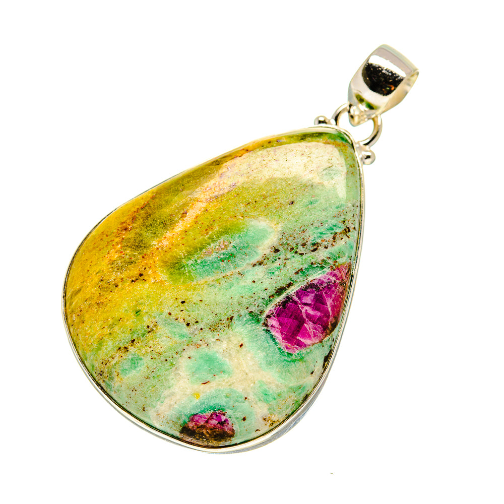 Ruby Fuchsite Pendants handcrafted by Anasilvercos - PD751157