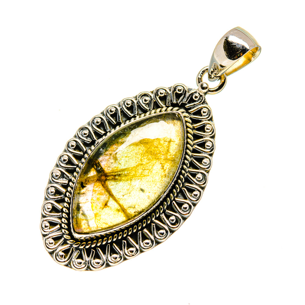 Labradorite Pendants handcrafted by Anasilvercos - PD751162 - Photo 2