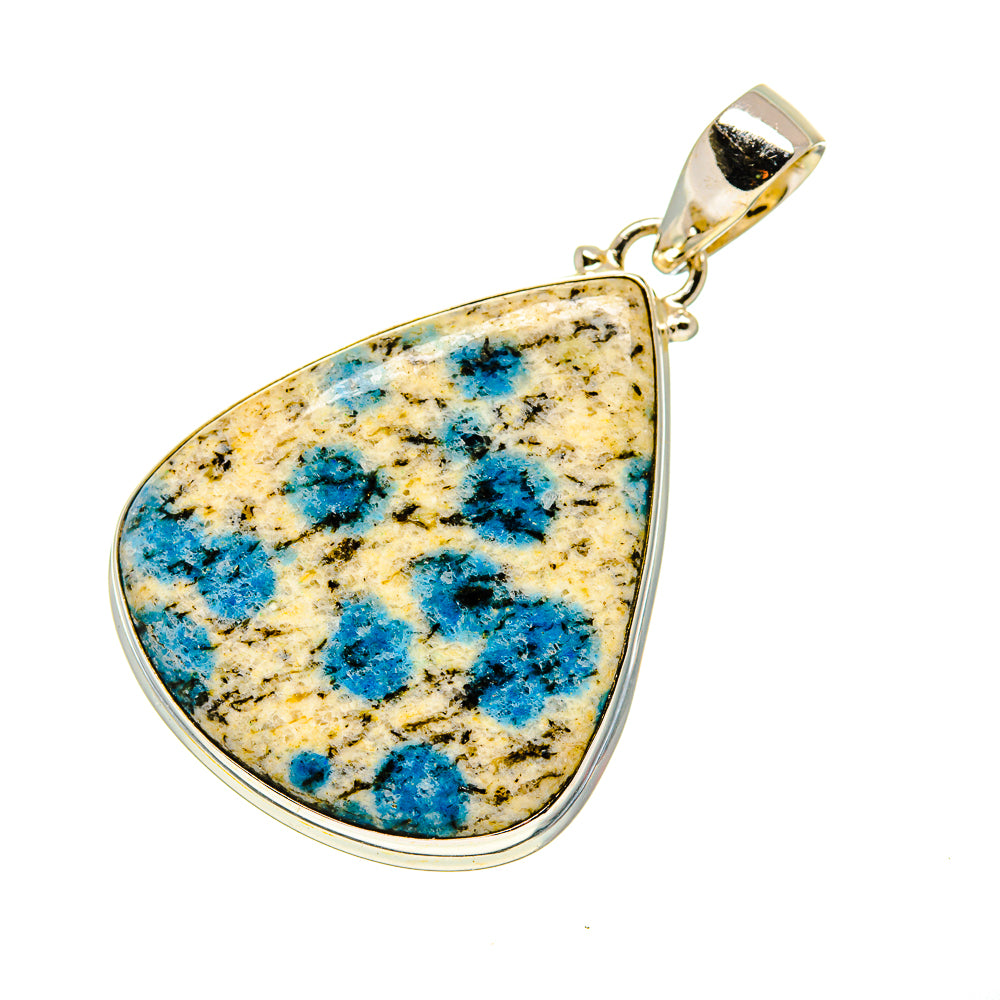 K2 Blue Azurite Pendants handcrafted by Anasilvercos - PD751166
