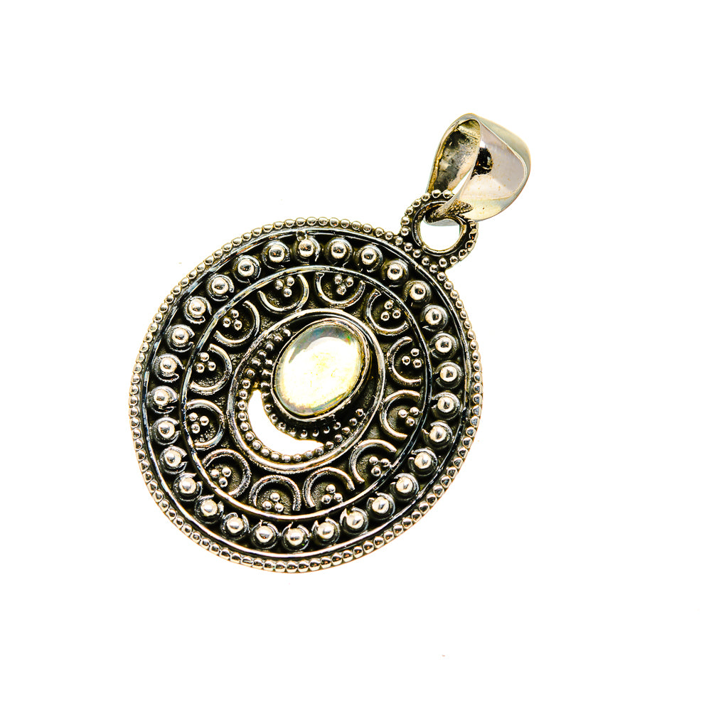 Ethiopian Opal Pendants handcrafted by Anasilvercos - PD751218