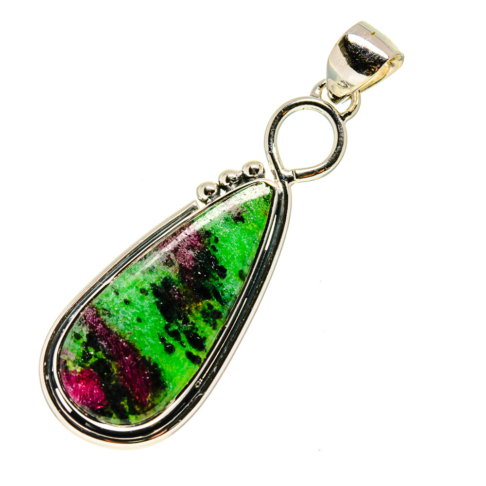 Ruby Zoisite Pendants handcrafted by Anasilvercos - PD751287