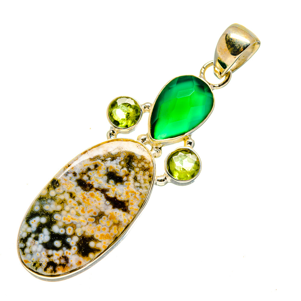 Ocean Jasper Pendants handcrafted by Anasilvercos - PD751511