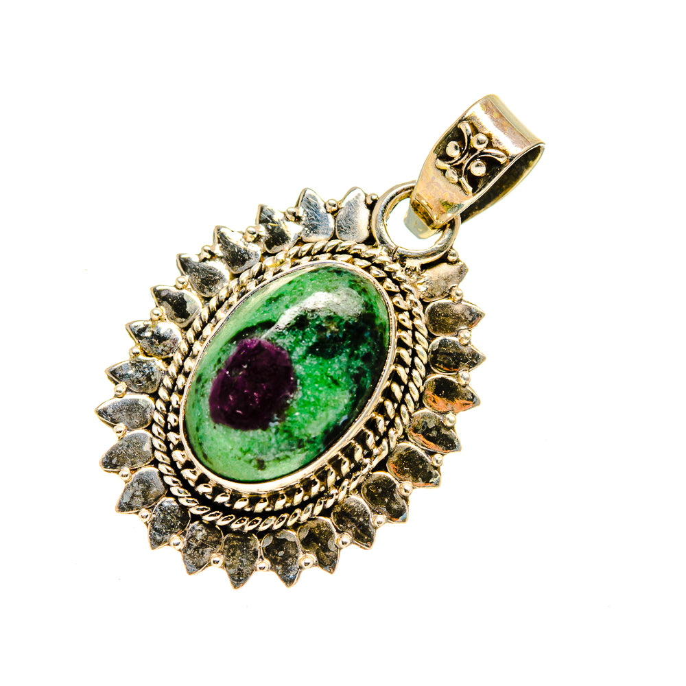 Ruby Zoisite Pendants handcrafted by Anasilvercos - PD751521