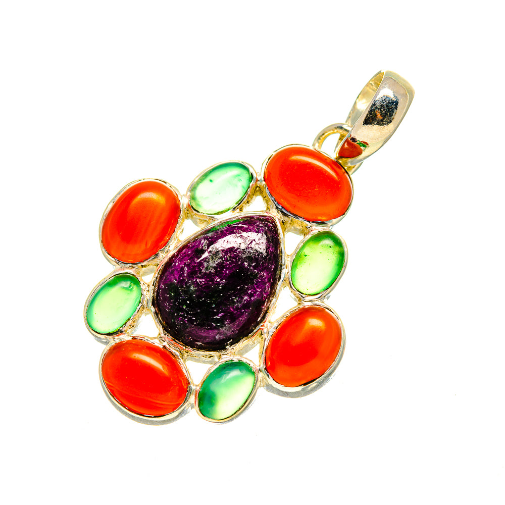 Russian Eudialyte Pendants handcrafted by Anasilvercos - PD751537