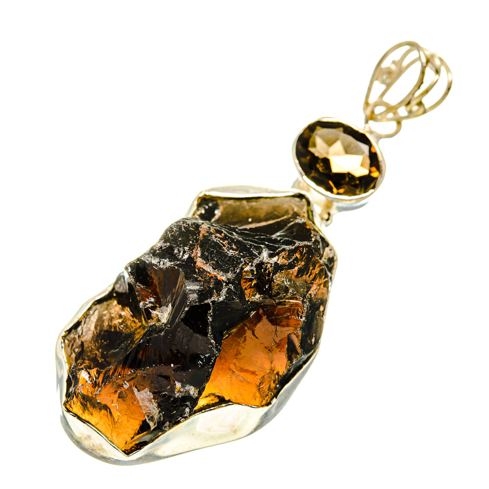 Smoky Quartz Pendants handcrafted by Anasilvercos - PD751540