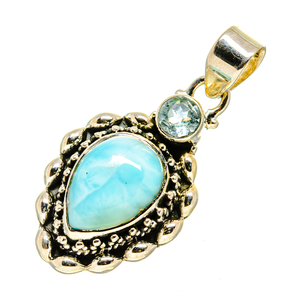 Larimar Pendants handcrafted by Anasilvercos - PD751600