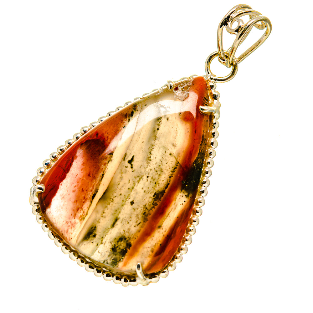 Red Jasper Pendants handcrafted by Anasilvercos - PD751626