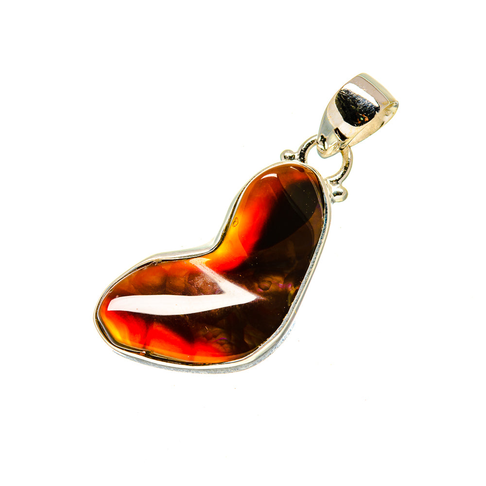 Mexican Fire Agate Pendants handcrafted by Anasilvercos - PD751630