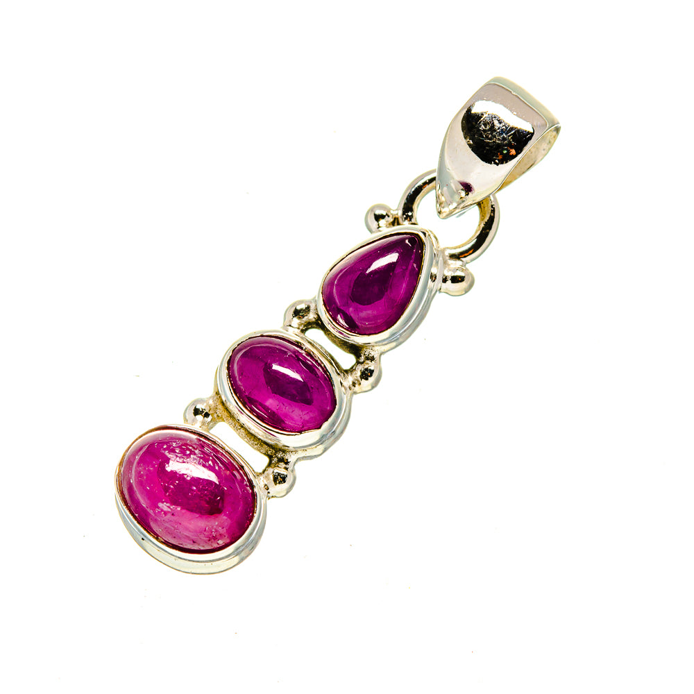 Ruby Pendants handcrafted by Anasilvercos - PD751632
