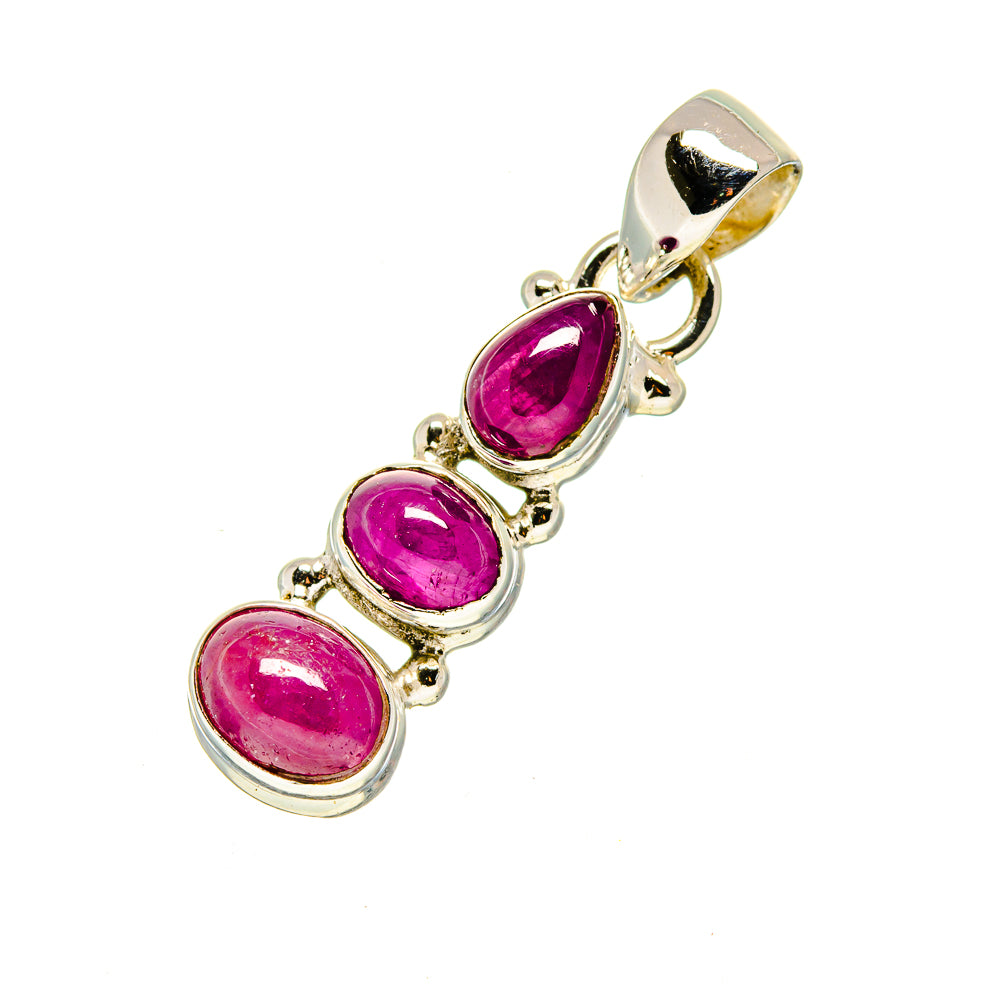Ruby Pendants handcrafted by Anasilvercos - PD751633