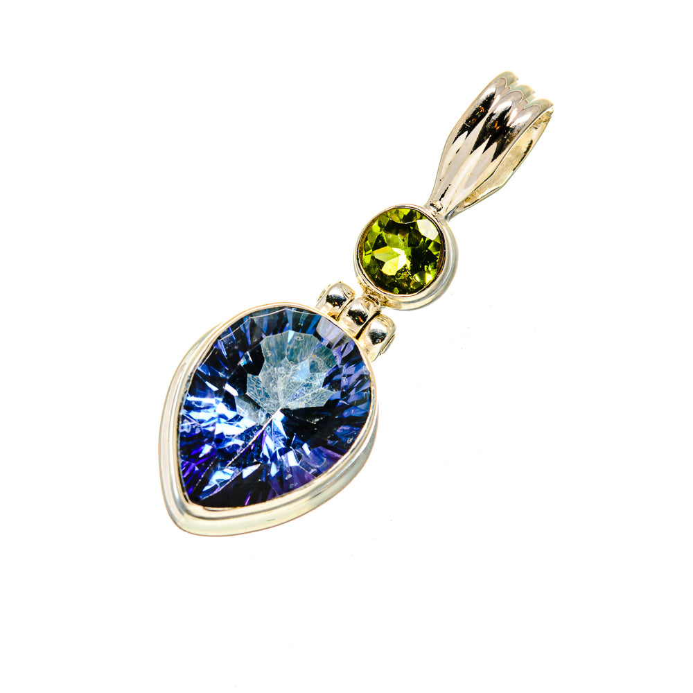 Blue Mystic Topaz Pendants handcrafted by Anasilvercos - PD751652