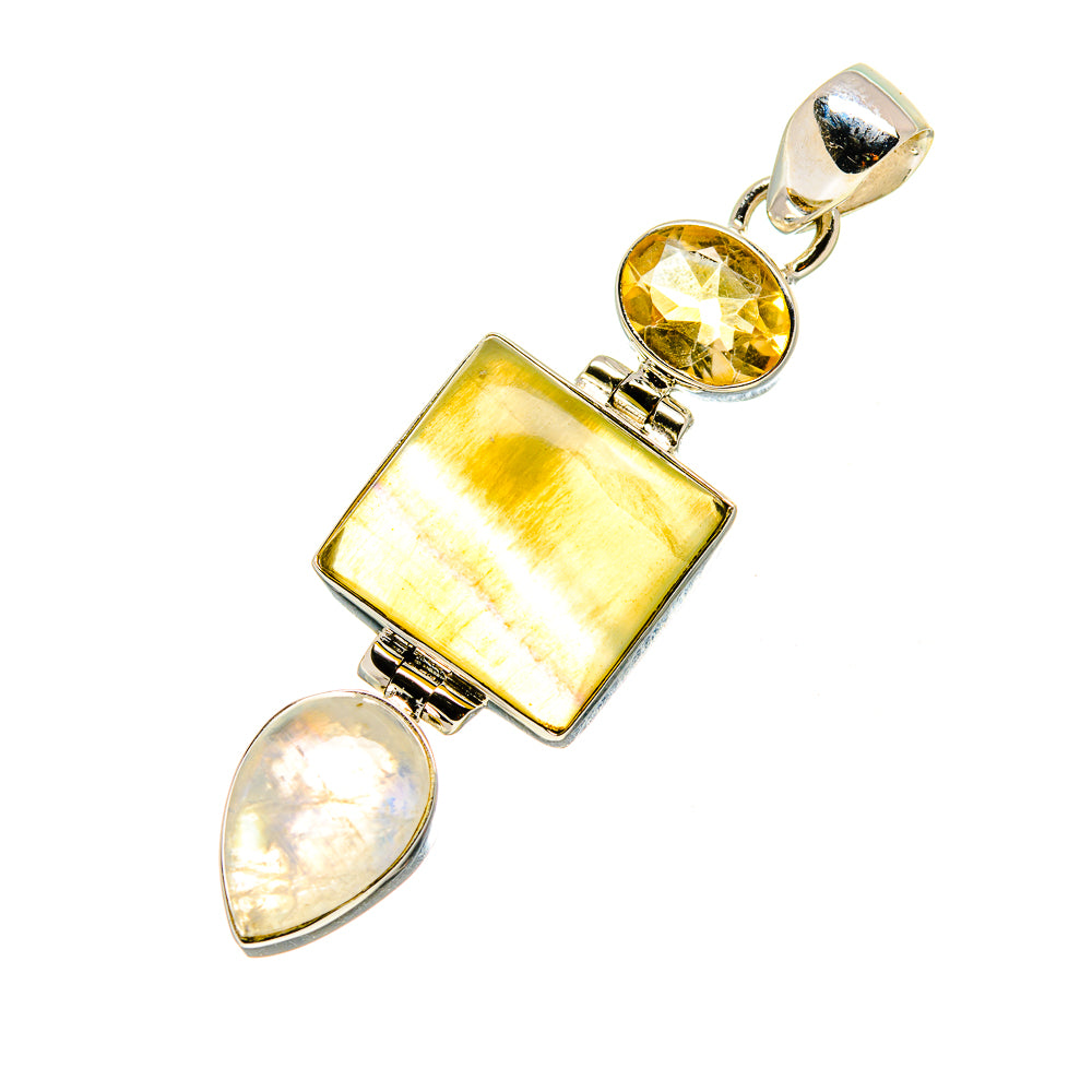 Green Fluorite Pendants handcrafted by Anasilvercos - PD751694
