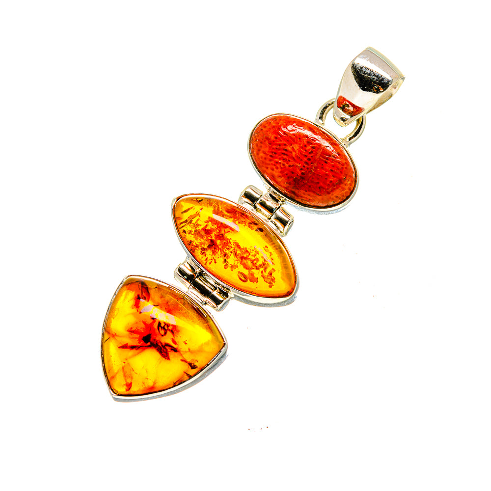 Baltic Amber Pendants handcrafted by Anasilvercos - PD751699