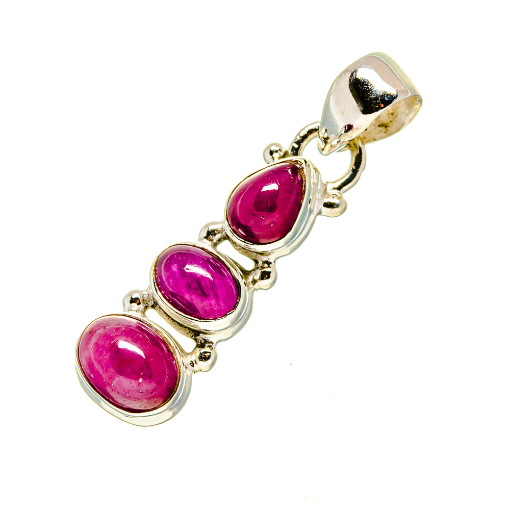 Ruby Pendants handcrafted by Anasilvercos - PD751710