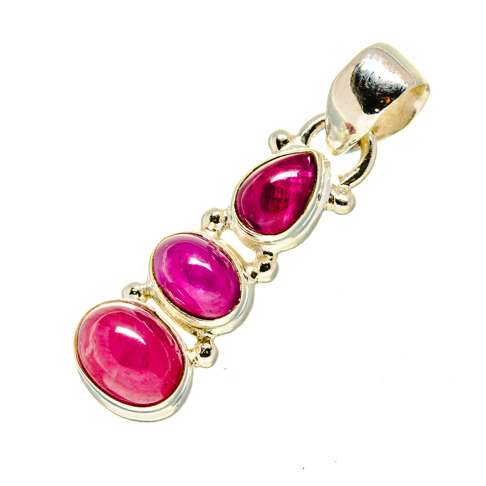 Ruby Pendants handcrafted by Anasilvercos - PD751735