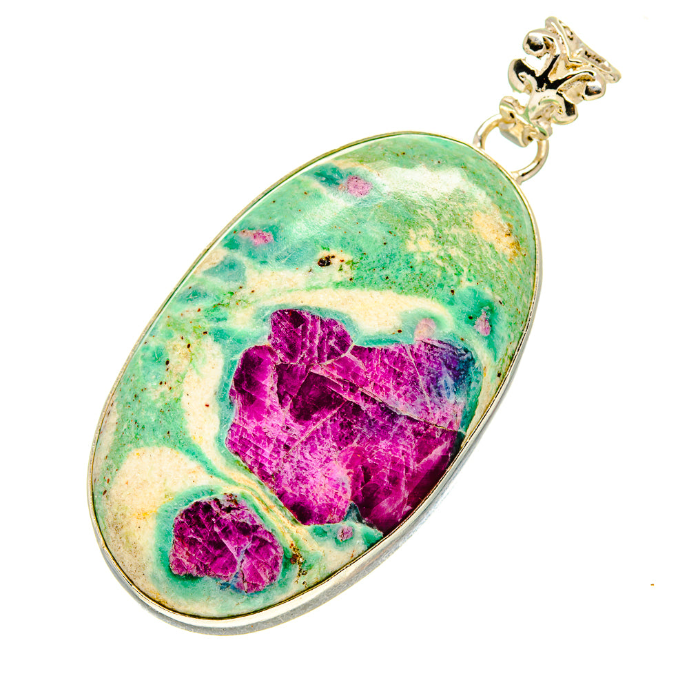 Ruby Fuchsite Pendants handcrafted by Anasilvercos - PD751747