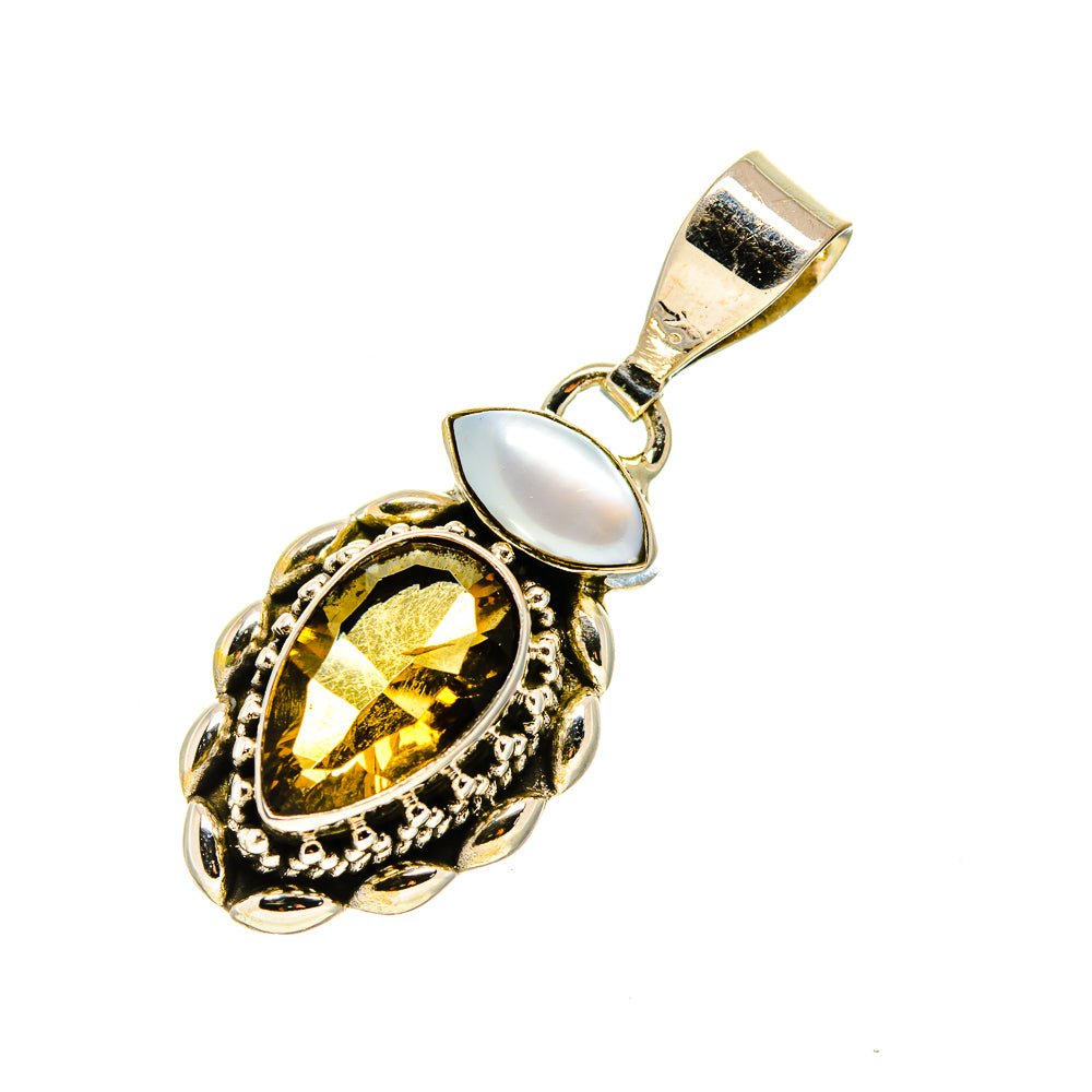 Citrine Pendants handcrafted by Anasilvercos - PD751784