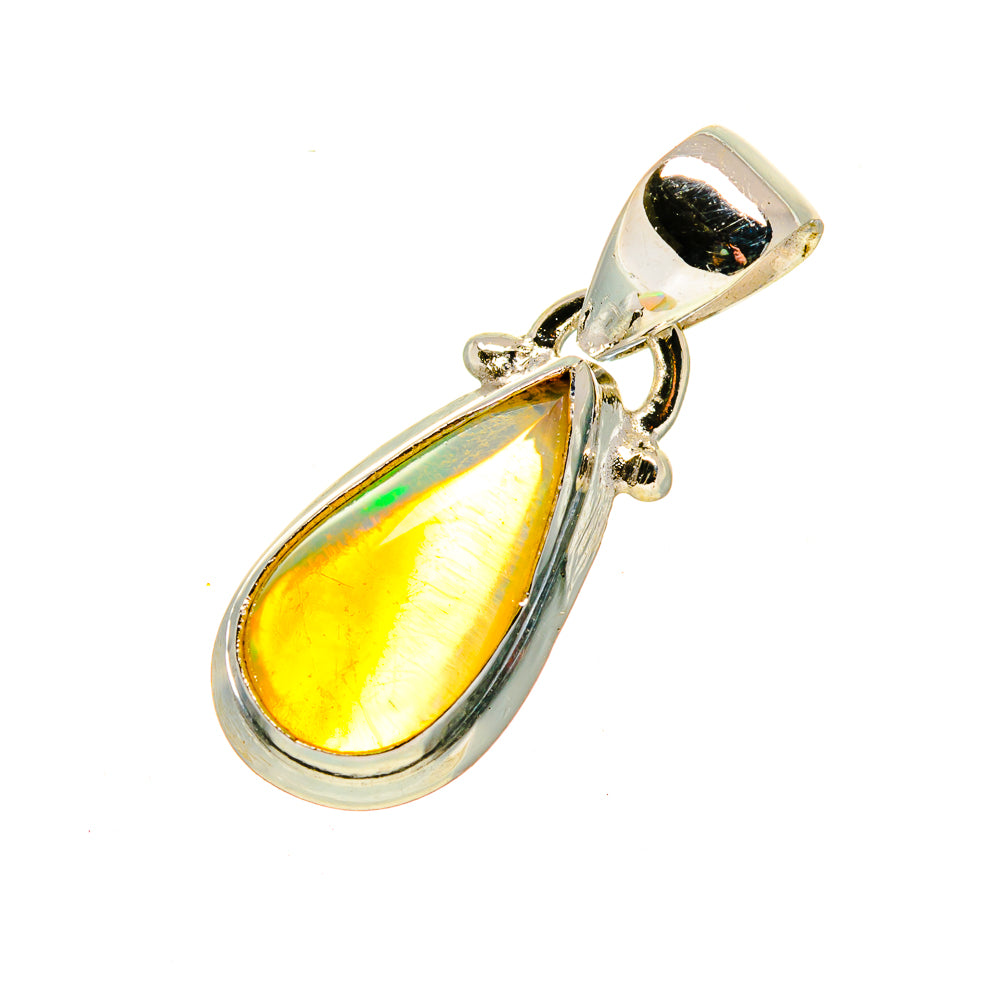 Ethiopian Opal Pendants handcrafted by Anasilvercos - PD751846