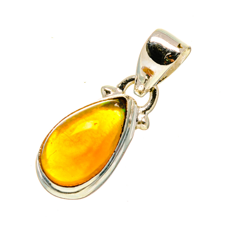 Ethiopian Opal Pendants handcrafted by Anasilvercos - PD751859