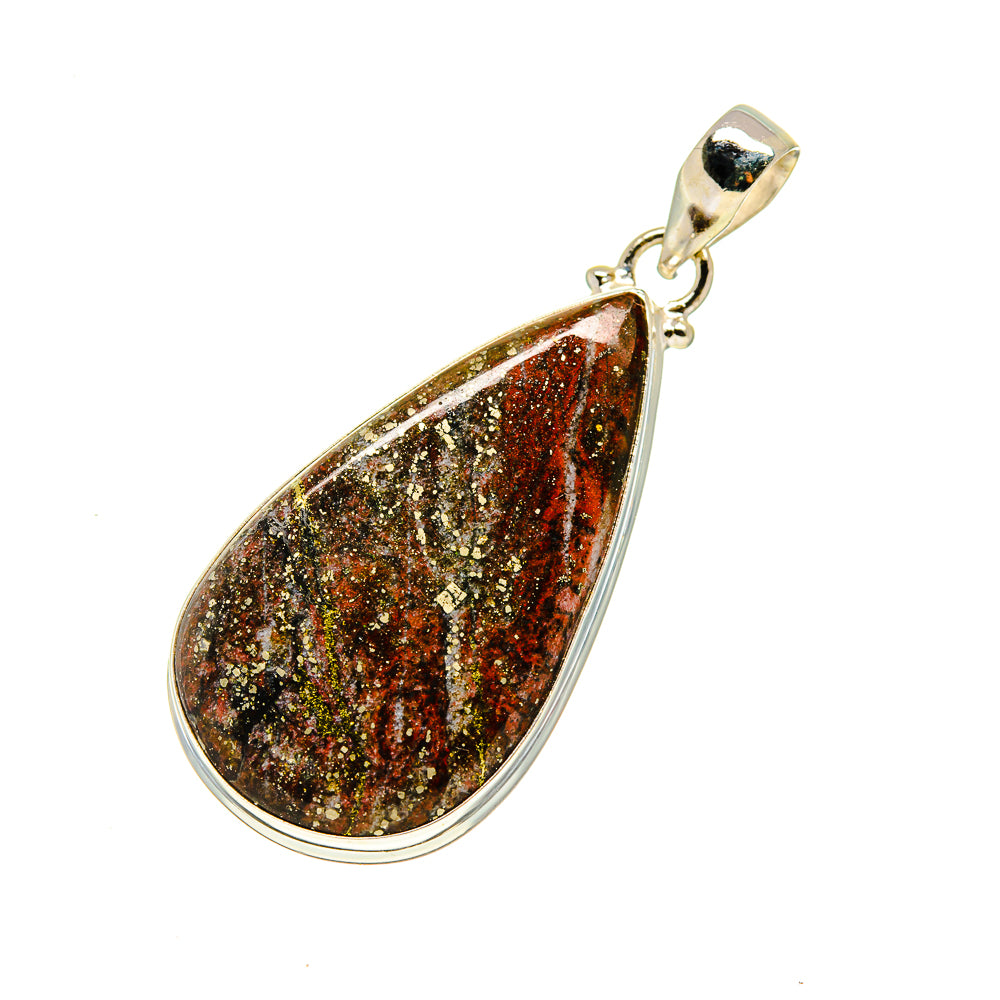 Red Jasper Pendants handcrafted by Anasilvercos - PD751929