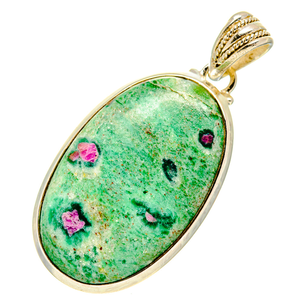 Ruby Fuchsite Pendants handcrafted by Anasilvercos - PD752047