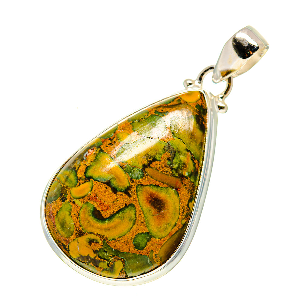 Rainforest Jasper Pendants handcrafted by Anasilvercos - PD752058