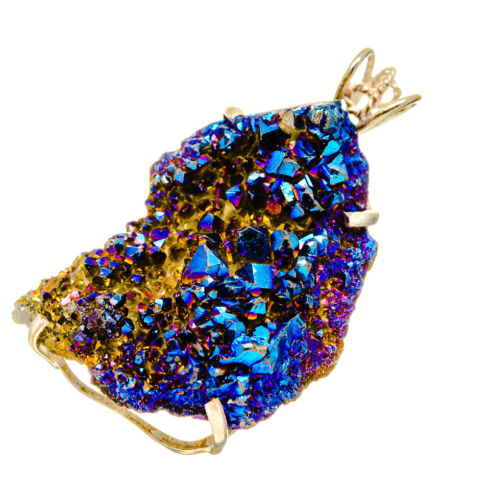 Titanium Druzy Pendants handcrafted by Anasilvercos - PD752060
