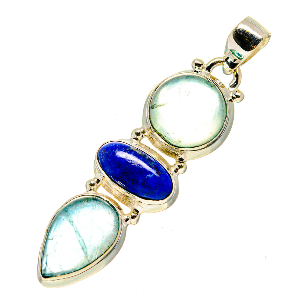 Aquamarine Pendants handcrafted by Anasilvercos - PD752126