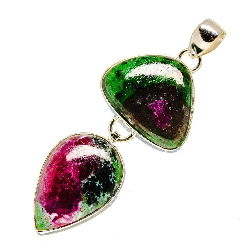 Ruby Zoisite Pendants handcrafted by Anasilvercos - PD752150
