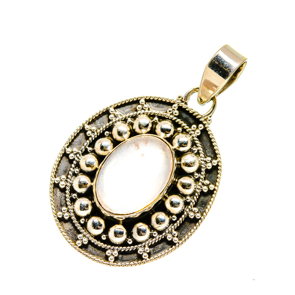 Rose Quartz Pendants handcrafted by Anasilvercos - PD752219