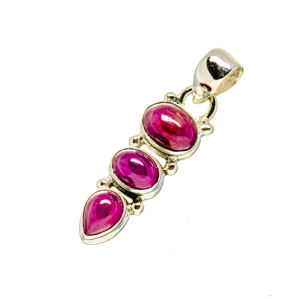 Ruby Pendants handcrafted by Anasilvercos - PD752290