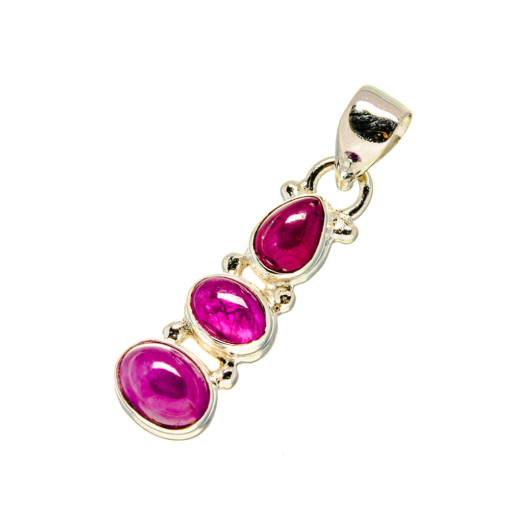 Ruby Pendants handcrafted by Anasilvercos - PD752298