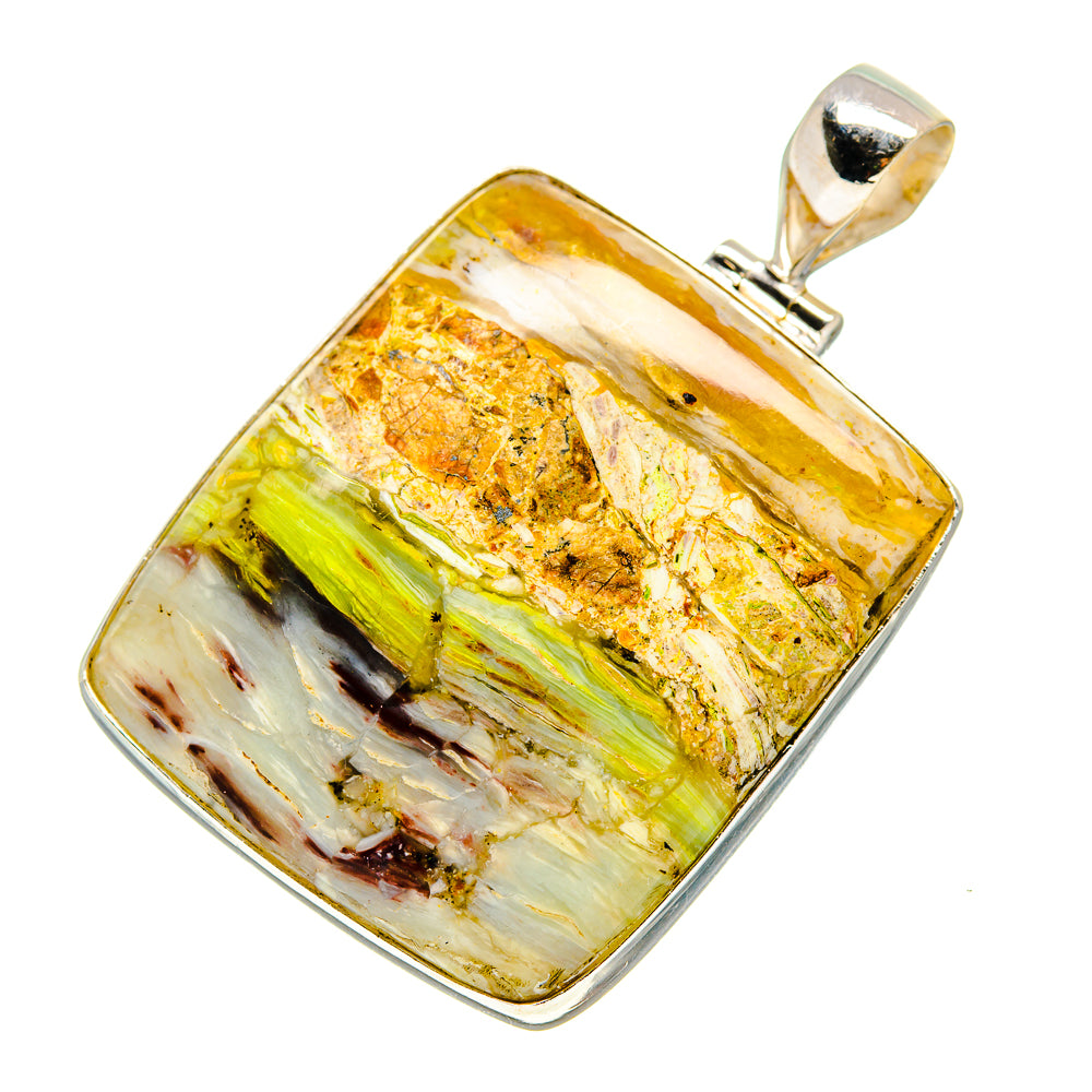 Peruvian Opal Pendants handcrafted by Anasilvercos - PD752343
