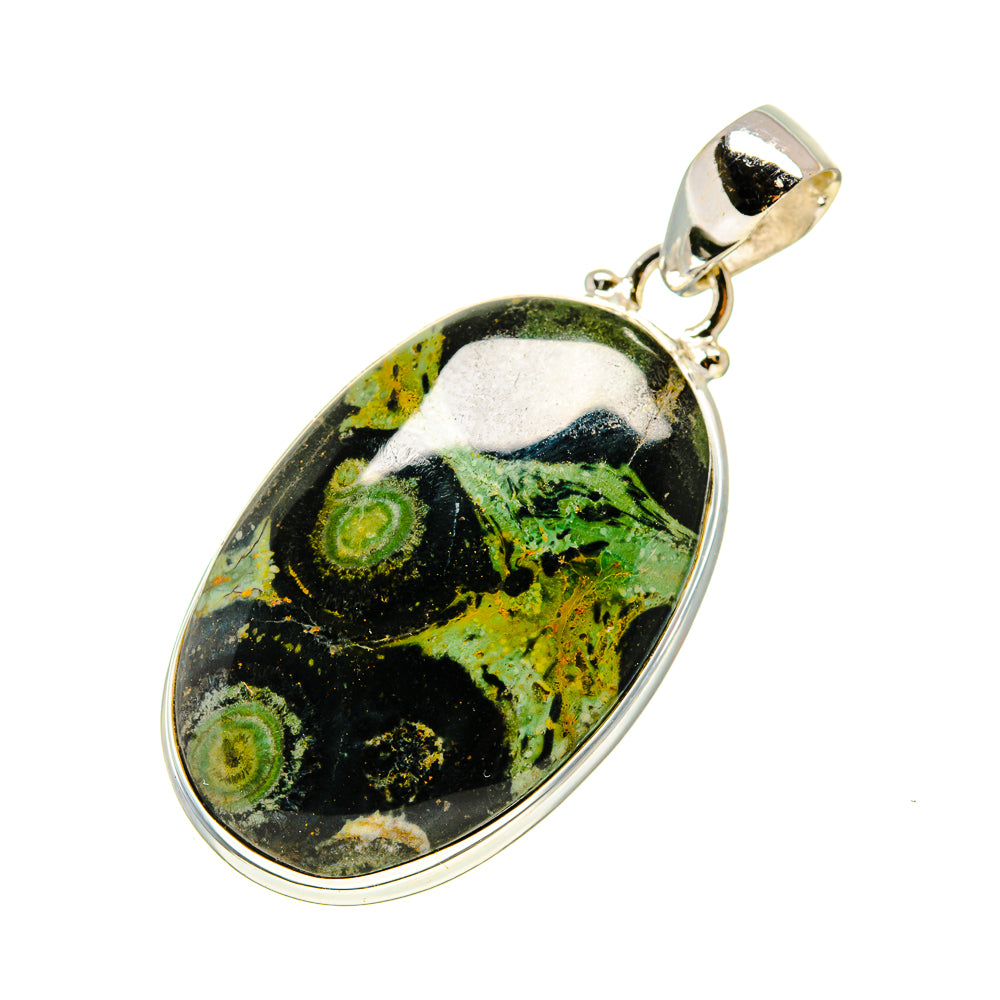 Galaxy Jasper Pendants handcrafted by Anasilvercos - PD752353