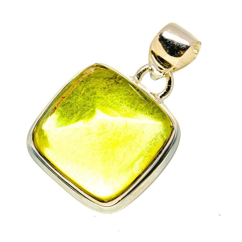 Green Tourmaline Pendants handcrafted by Anasilvercos - PD752415