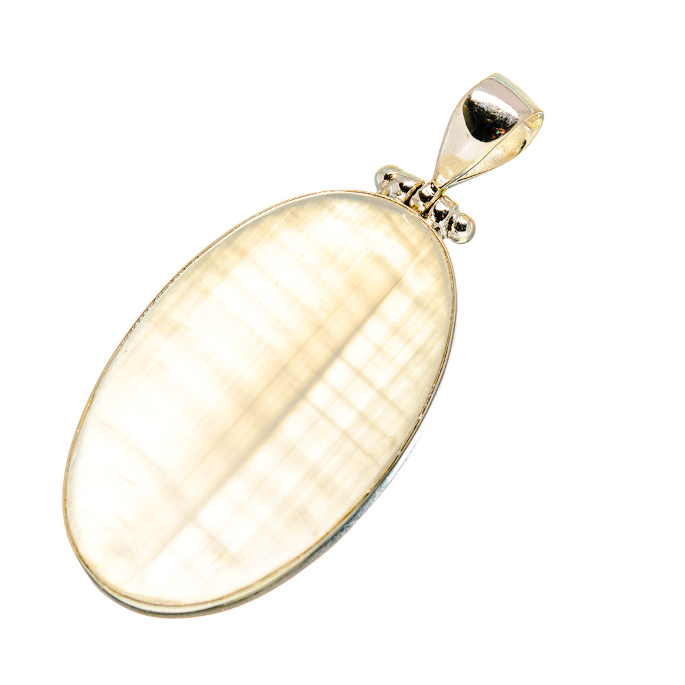Rainbow Moonstone Pendants handcrafted by Anasilvercos - PD752543