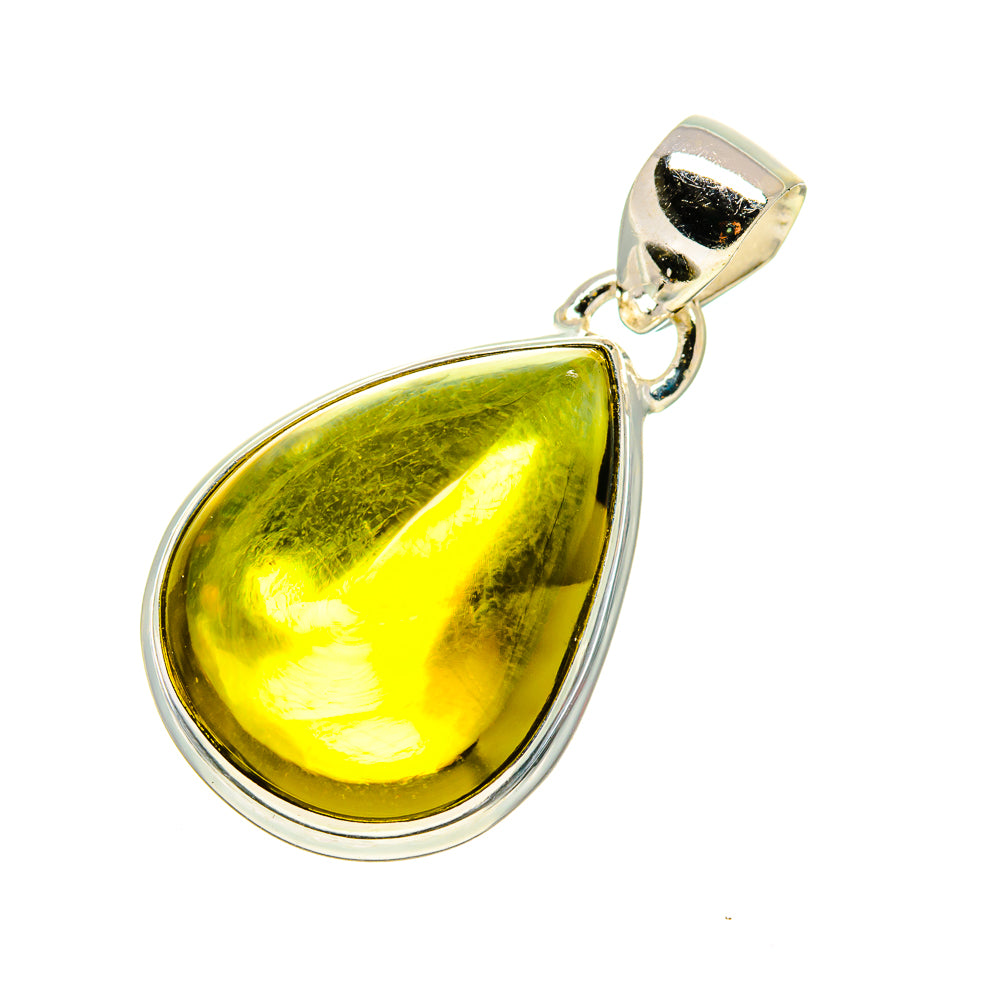 Olive Quartz Pendants handcrafted by Anasilvercos - PD752576