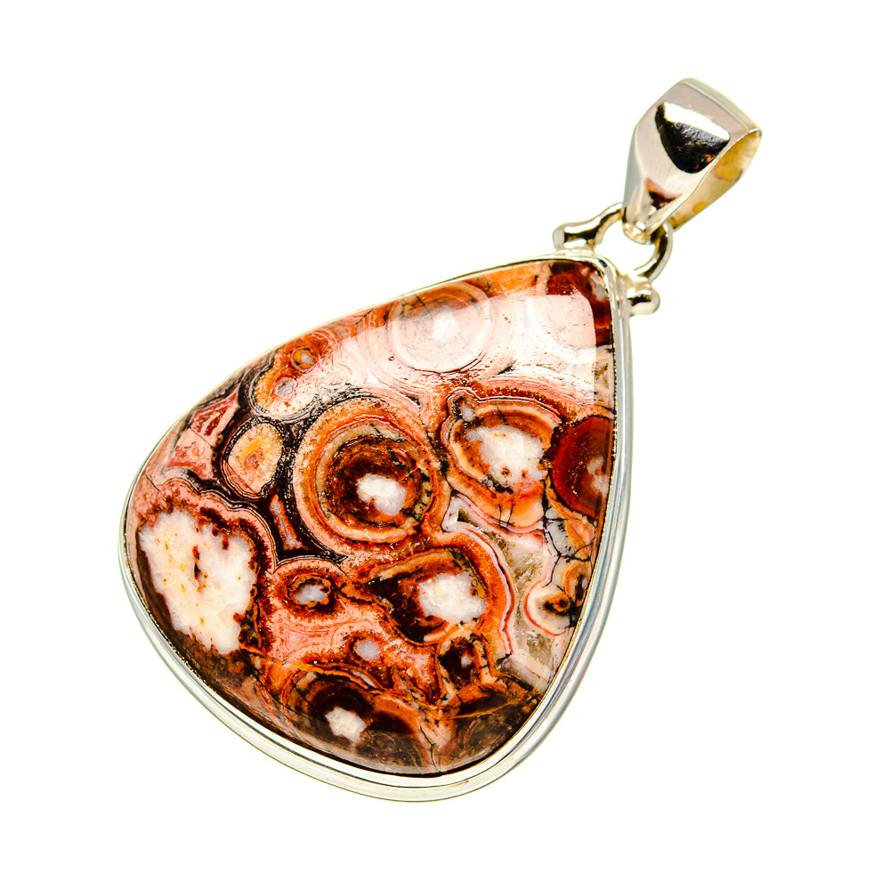 Crazy Lace Agate Pendants handcrafted by Anasilvercos - PD752650