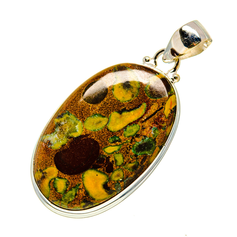 Rainforest Jasper Pendants handcrafted by Anasilvercos - PD752675