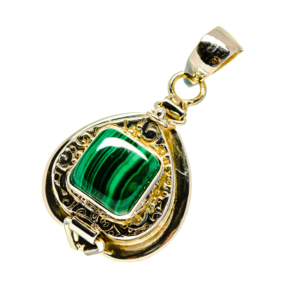 Malachite Pendants handcrafted by Anasilvercos - PD752719