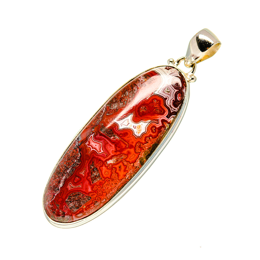 Crazy Lace Agate Pendants handcrafted by Anasilvercos - PD752757