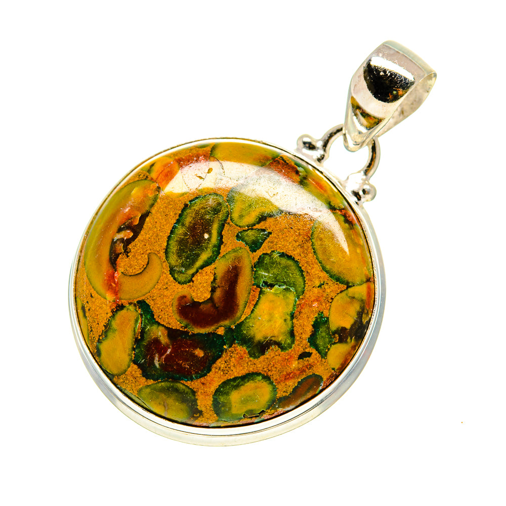 Rainforest Jasper Pendants handcrafted by Anasilvercos - PD752761