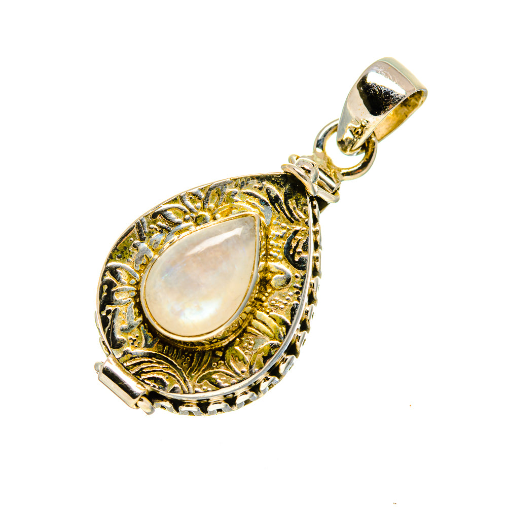 Rainbow Moonstone Pendants handcrafted by Anasilvercos - PD752778