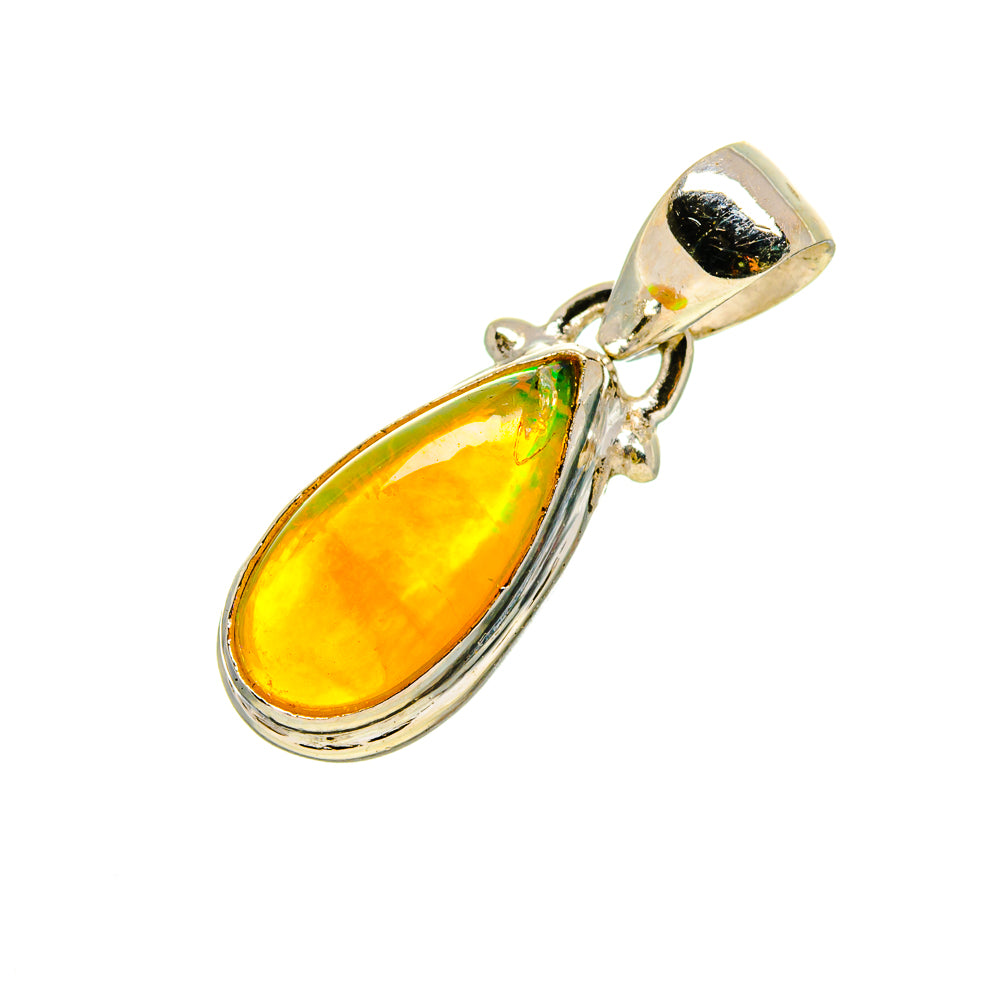 Ethiopian Opal Pendants handcrafted by Anasilvercos - PD752793